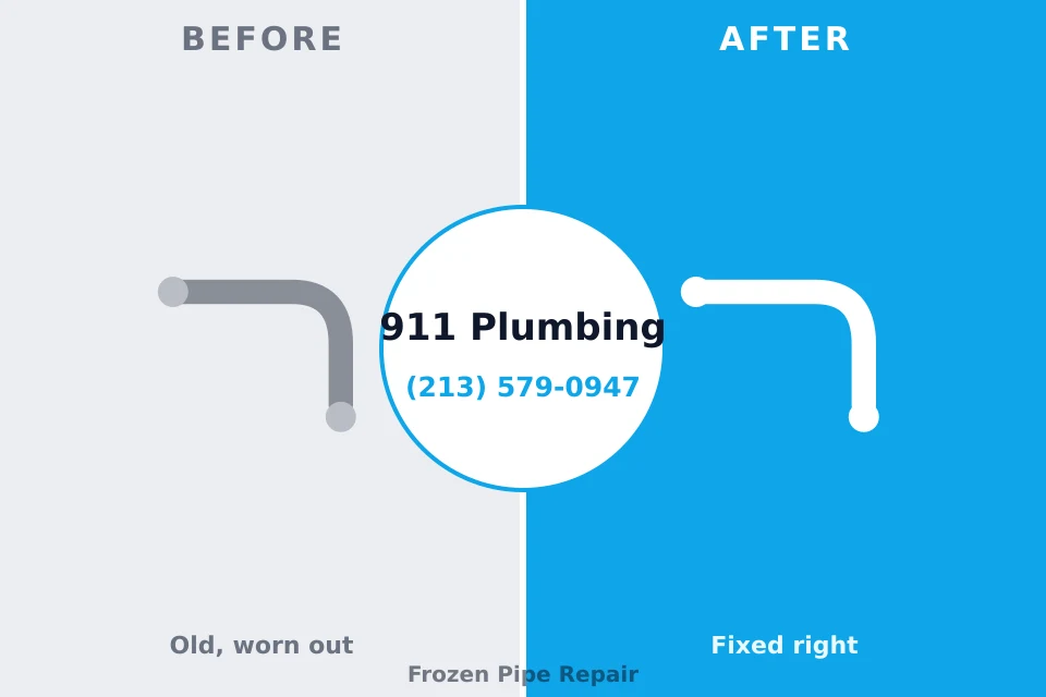 Before and after: plumbing company Brooks, KY